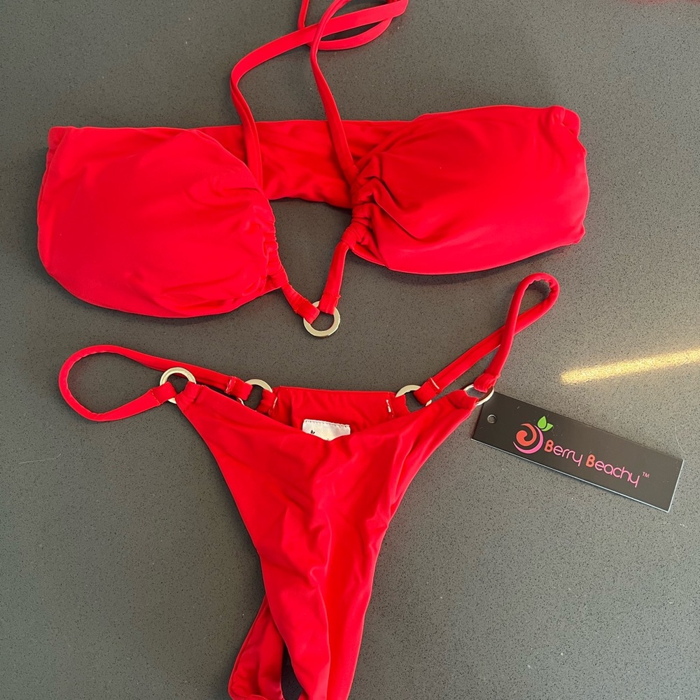 Red Bikini Set